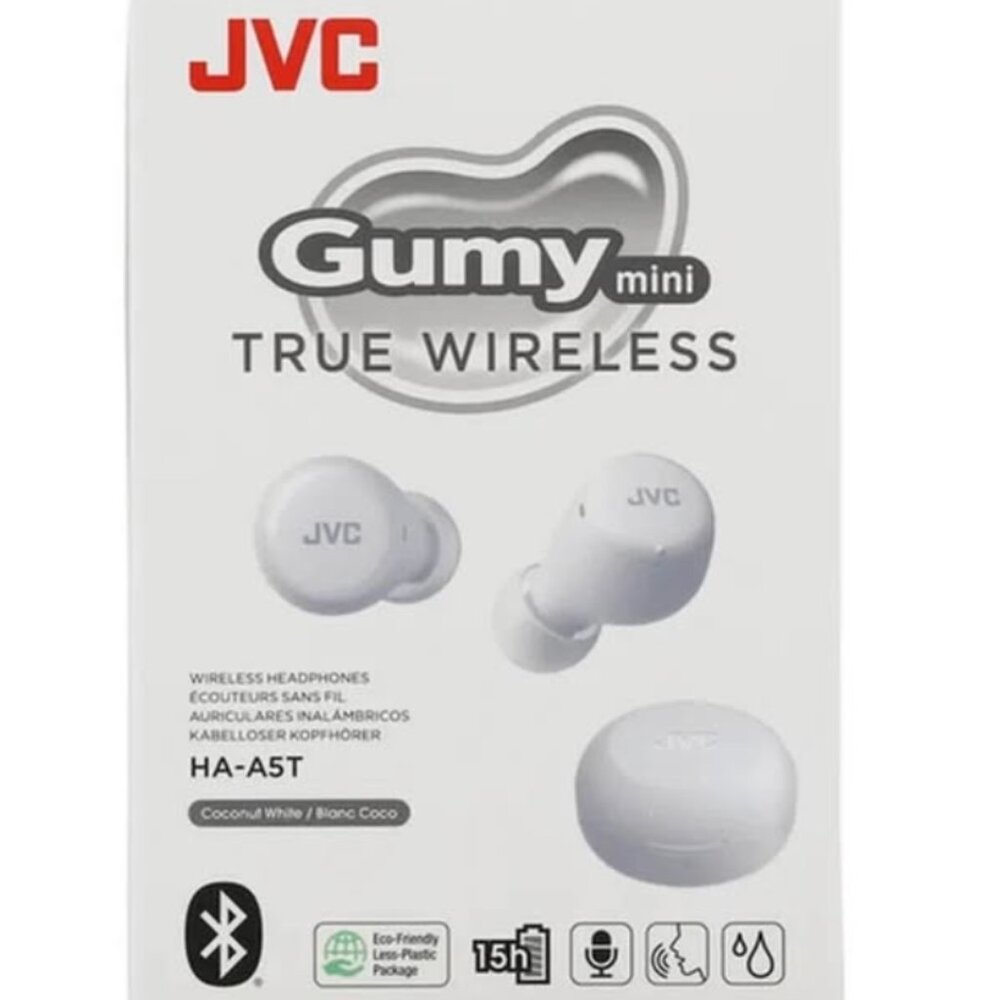 True Wireless Bluetooth Earbuds Gumy Mini Coconut White HA-Z66T